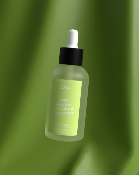 Niacinamide + Hyaluronic Acid Correct Serum for Combination Skin